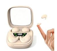 2-in-1 Wireless Small Invisible Earbuds Set Bluetooth Hidden Sleep Earphones for Side Sleeping Flat Headphones In Ear Mini Ear Buds for Small Ear Canals for iPhone Android Men Women Side Sleepers Work
