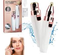 2-in-1 Women's Eyebrow and Facial Hair Removal Device, Rechargeable Electric Eyebrow Trimmer for Women, USB Rechargeable Flawless Facial Hair Remover and Eyebrow Trimmer (1Pcs)