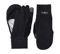 CMP - Woman Gloves With Laminated Fold-Back Mitten, Black, L/XL