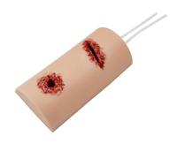 2-In-1 Wound Packing Trainer Model, Hemorrhage Control Stop Bleeding Laceration Simulator, The Bleed Training Kit for Medical, NurseTraining