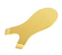 2 in 1 Y Shape Lash Comb for Lash Lift and Tint,Stainless Steel Y Eyelash Brush Reusable Eyelash Comb Eye Makeup Tool Eyelash Separator Tool for Eyelash Perm (Gold)