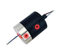 2 in and 2 Out air Conductive Rotary Joint 2 Channel Slip Ring(Q2P01 12PS Side 12 Channels 2A)