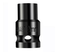 /2 in Drive Socket Adapter - Hex Socket Reducer for Electric & For Wrenches, 8 mm to 17 mm Metric Sleeve Set, High Carbon Steel with Chrome Vanadium Finish(12x38mm)