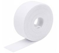 2 in x 16 Ft White Hook and Loop Roll, Double-Sided Self-Gripping Straps for Cable Management, Cut to Length, Reusable Wire Organizer Ties Cord Strips Wrap Fasteners Tape for Home Office Data Center