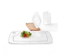 2 in1 Cutting Board Router Template for Woodworking 1/4'' Thick DIY Router Template for Cutting Board Acrylic Inlay Template Decorative Guide (Hole Cutting Board)