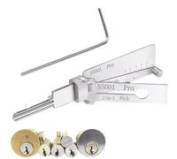 2 in1 Lock Pick Key Decoder,Stai/nless Steel Key Decoder,Professional Lock Picking Kit & Tool Set,Lo/ck Pick Decode/r for Auto,Loc/k Pick Set,Loc/k Picking Tool(SS001)