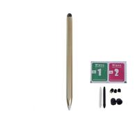 2 In1 Stylus Pen Touch Screen For Samsung Tab Lg Htc Gps Tomtom Tablet, Universal Capacitive Pencil Capacitive Pen Drawing Tablet Pen (Gold)