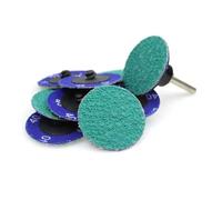 2 Inch 3 Metres 577F Zirconia Quick Change Sanding Discs Roll Lock R-Type Sandpaper Abrasive Disc 50mm 1/4" Holder Paint Rust Removal(Mix)