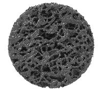 2 Inch 50 mm Poly Strip Polishing Disc and Roll Lock Grinding Wheel for Paint and Rust Removal - Surface Preparation Conditioning and Finishing Tool for Metal Car Panels Wood and (2 inches black)