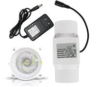 2”inch 50Mm Duct Extractor Strong wind speed Fan 12V 18W Inline Exhaust Air Circulation Blower Intake Fume For Kitchen Grow Tent Attic (Color:NO Adjustable Speed)