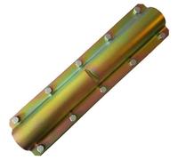 2” / 50mm Heavy Duty Metal Pole/Mast Coupler - Galvanised Steel Aerial/Satellite Adapter Joiner - For Indoor & Outdoor Use