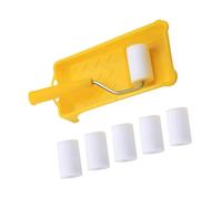 2 Inch 8Pcs Paint Roller Set Small Roller Brushes Quick Changes Head Efficient Small Area Painting Tool for Wall Edges Non Toxic Paint Application Tool