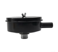 2 Inch Air Compressor Filter Muffler with for Spare Element, 20mm Thread, Metal Construction for Noise Reduction, Compatible with Pumps and Blowers