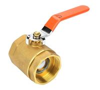 2 Inch Brass Shut Off Valve, Rust Proof, Secure Sealing After Long Disuse, Low Flow Resistance