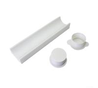 2 Inch Cake Form Set with 9 Inch Tray for Consistent Shaping and Professional Baking Results on (White)