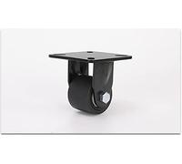 2-Inch Center-Bottom Casters, 300 kg Load Capacity, Heavy-Duty Wheels for Industrial Carts, Machinery & Equipment, 1 Piece - Directional Wheel for Easy Maneuverability