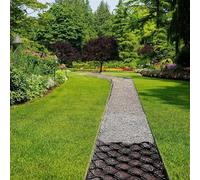 2 Inch Depth for Gravel Cement Sand Lacape Grid for Driveways & Paths 3ft to 30ft Sizes Walkway & Garden Solut for bili and Draina