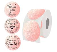 2 inch Direct Thermal Labels Christmas Gradual Change Round Circle Color-Code Dot Labels for Thermal Label Printer Color Coding Shipping Label for Barcodes Home Business 500 Pcs (2 inch, Color 2)