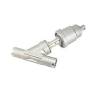 2 Inch DN50 Welding Stainless Steel Single Acting Air Actuated Angle Seat Valve Normally Closed 1Pcs