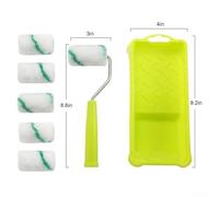 2 Inch Foam Roller Set with Tray for Wall Painting and Touch-Up Repair, High-Density Mini Roller for Edges Trim and Molding, Includes Handle(C)