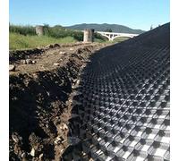 2 Inch Geo Ground Grid Stabilizer for Sand Stone Pea Gravel Tough & Flexible Slope Paving Mesh for Paths Patios Parking Farm Foundations 6.5x10ft (W x L)