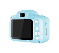 2 Inch HD Screen Chargable Digital Mini Camera Kids Cartoon(Blue)