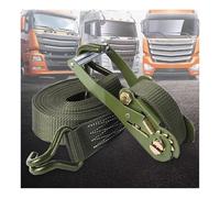 2 Inch Heavy Duty Green Ratchet Tie Down Straps with Double J Hook, 13227 LBS Break Strength, Cargo Ratchet Straps for Truck Trailers Motorcycle Kayaks Car Roof(9m/29.5')