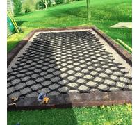 2 Inch Height Geo Grid for Landscape Pathways Gravel Stabilization Grids Permeable Paving System 3x6m (10x20ft) for Driveways and Outdoor Spaces