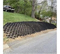 2 Inch High Soil Stabilizer Grid for Slopes 3ft-30ft Options Garden & Patio Support Perfect for Hillside Erosion Control & Landscape Retention (4x6m/13x20ft)