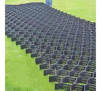 2 Inch High Soil Stabilizing Geogrid, Gravel Grid with Drainage Holes, 5/6/7/8/9/10 M Length Ground Grid, Concrete Geogrid for Backyard Patio Subgrade Reinforcement (Size : 2x4m(6.5x13ft))