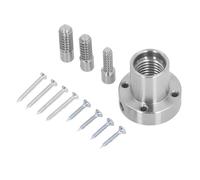 2 Inch Lathe Faceplate High Rigidity Alloy Steel Woodworking Chuck Face Plate with Screw for 1x8TPI Spindle Small Bowl Turning Projects