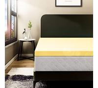 2 Inch Memory Foam Mattress Topper, Memory Topper Ventilated Visco Foam Mattress Pad, Mattress Foam Topper for King Size Bed (King - 152 x 200 x 5 cm)