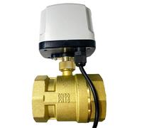 2 Inch Motorized Ball Valve 220V 12V 24V 3-Wire Control Brass Electric Big Torque Metal Motor 1Pcs(24VDC)