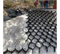 2-Inch Mud Control Grids, Expandable & Foldable Gravel Stabilizers for Slopes, Driveways, Foundations, Easy to Cut, Heavy-Duty Ground Reinforcement (5 x 5 m)