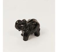 2-Inch Natural Shungite Elephant Stone - 50-70% Carbon Content - Home Protection, Sacred Meditation, Energy Generator, Chakra Healing