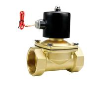 2 Inch Normally Closed Brass Solenoid Valve 24V 12V 220V 110V Water/Gas Valves 1Pcs(G_120VAC_EPDM-Seal)