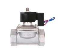 2-inch Normally Closed/Normally Open Waterproof Solenoid Valve AC220V 110V DC24V 12V Energy-Saving Solenoid Valve Does not Heat for 24 Hours(24vdc-epdm-Seal,Open)