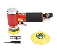 2 Inch Pneumatic Angle Grinder | 1800 RPM Eccentric Polishing Tool for Metal / Wood / Furniture | 3 Inch Sanding Pad with 90 PSI, Low Compressed Flow Usage