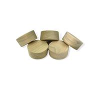 2-Inch Poplar Wood Bourbon Wine Barrel Cask Keg Bung Plug - Great for Home Brewers, Distillers, Wine Enthusiasts (5-Pack)