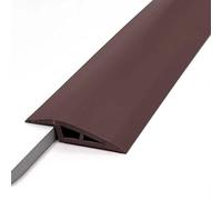 2 Inch PVC Self-adhesive Door Threshold Strip for Tile to Laminate, Cuttable Flexible Carpet Edging Strip for Height Difference 7-11mm(Red,100x5cm/39.4x2inch)