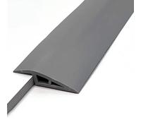 2 Inch PVC Self-adhesive Door Threshold Strip for Tile to Laminate, Cuttable Flexible Carpet Edging Strip for Height Difference 7-11mm(Grey,300x5cm/118x2inch)