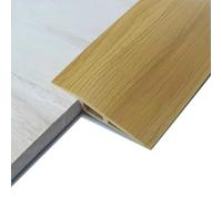 2 Inch PVC Self-adhesive Door Threshold Strip for Tile to Laminate, Cuttable Flexible Carpet Edging Strip for Height Difference 7-11mm(Natural,300x5cm/118x2inch)