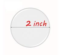 2 inch Round Clear Epoxy Stickers 60 Pcs for Bottle Cap Pendants or DIY Crafts Adhesive Seal Stickers