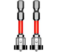 2 Inch S2 Steel Heavy Duty Shockproof Magnetic Drill Bits - Non-slip Drill Bits | High Hardness Non-Slip Portable Drill Bit, Magnetic Electric Drill Bit P