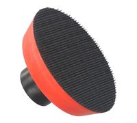2 Inch Sanding Backing Pad for M14 Thread, Red and Black Sponge Polishing Pad Holder with Metal PVC Construction, Compatible with Rotary Polis(3INCH)