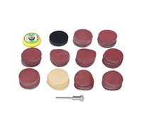 2 Inch Sanding Disc Set, 203Pcs 80 to 3000 Grit Sandpaper Discs for Wood Metal Plastic - Wide Grit Range, Strong Adhesion, Versatile Polishing Kit