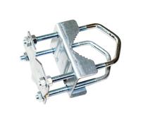2 Inch Shelly Pole Mast Clamp Bracket 8 Nut Aerial Bolt Universal Extension TV