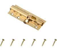 2 Inch Slide Gate Latch Bolt, Brass Heavy Duty Solid Door Latch Lock, Gold