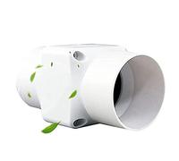 2 Inch Small Duct Exhaust Strong wind speed Fan 50Mm Portable Ventilation Blower Inline Extractor Plastic Workshop Dust Fume Air for Grow Tent Pet Basement (Color:6w20mm,Size Adjus