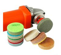 2 Inch Sponge Polishing Pad with Wet Buffer Disc for Grinding Marble Granite Concrete Featuring 8 Grit Options to Deliver Consistent Polishing Results (150 Grit)